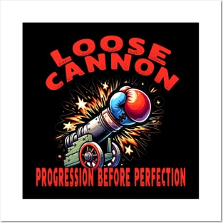 Loose Cannon Boxer Tee – Where Punchlines Meet Punches Posters and Art